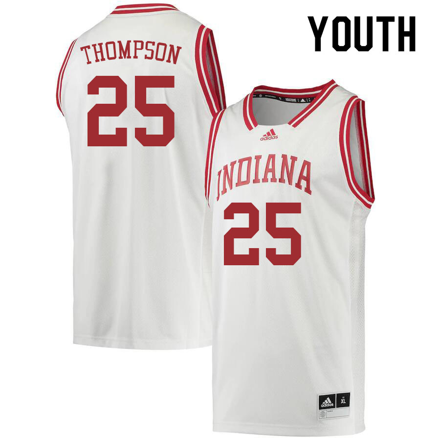 Youth #25 Race Thompson Indiana Hoosiers College Basketball Jerseys Sale-Retro